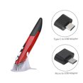thumbnail image 3 of 2.4GHz Wireless Optical Pen Adjustable 500/1000DPI Optical Presenter Flip Pen for PC Android Red, 3 of 7