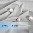 thumbnail image 5 of Qutool Cooling Satin Pillowcases, Gray, King Size 2 Pack, Smooth & Cool Fabric, Gift Box Included, 5 of 11