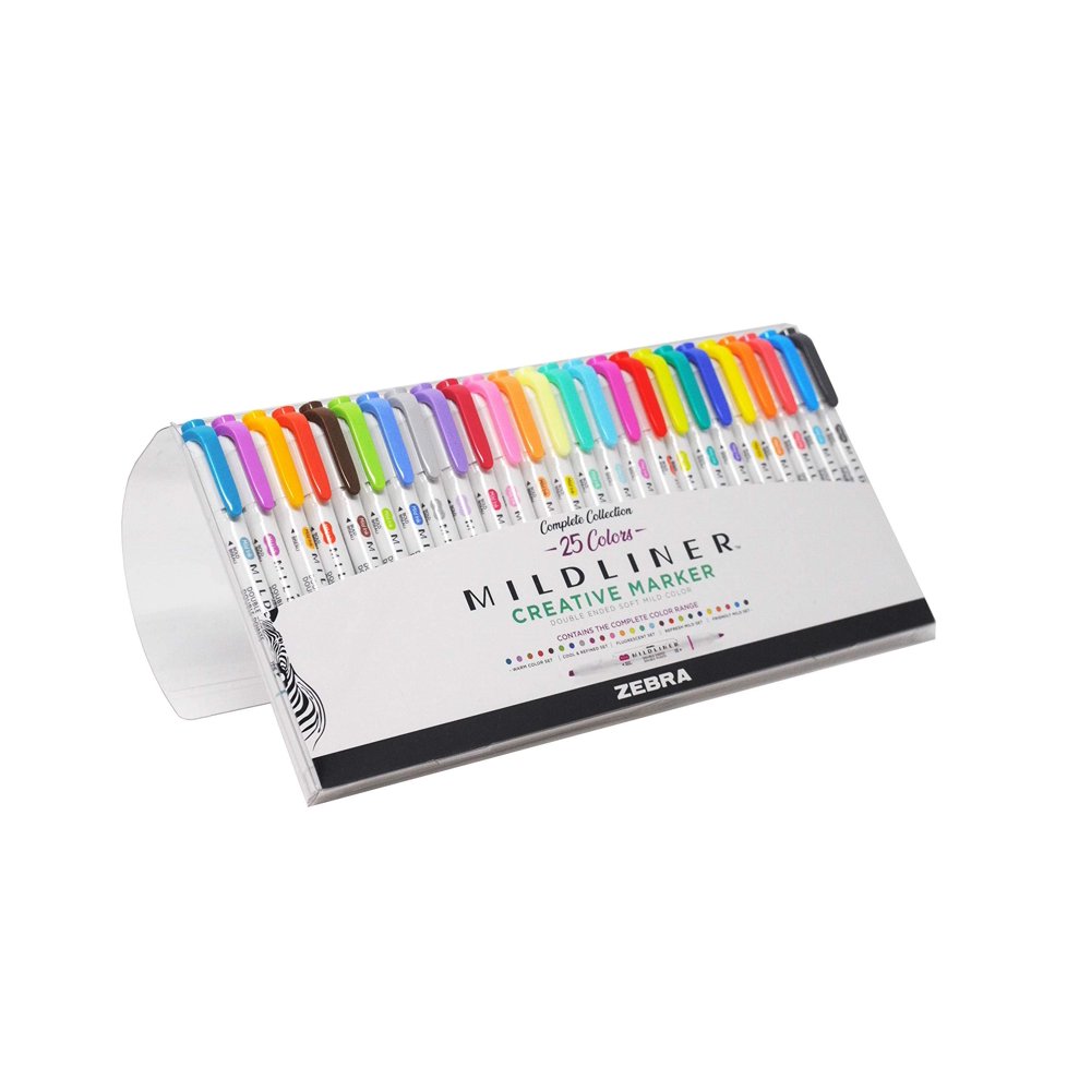 Zebra Mildliner, Double Ended Highlighter, Broad and Fine Tips