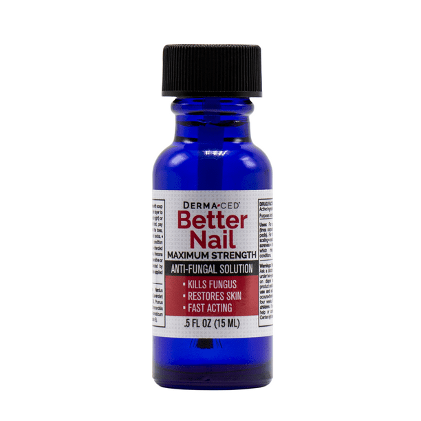 Better Nail Maximum Strength 25 Solution For Anti Fungal Nail Support Nail Restoring Solution For Toenail Fingernail Fungus Walmart Com Walmart Com