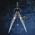 thumbnail image 2 of Greensen 45# Steel Leather Craft Compass Wing Divider Spring Divider Caliper with Quenched Leg,Leather Compass,Wing Divider Compass, 2 of 8