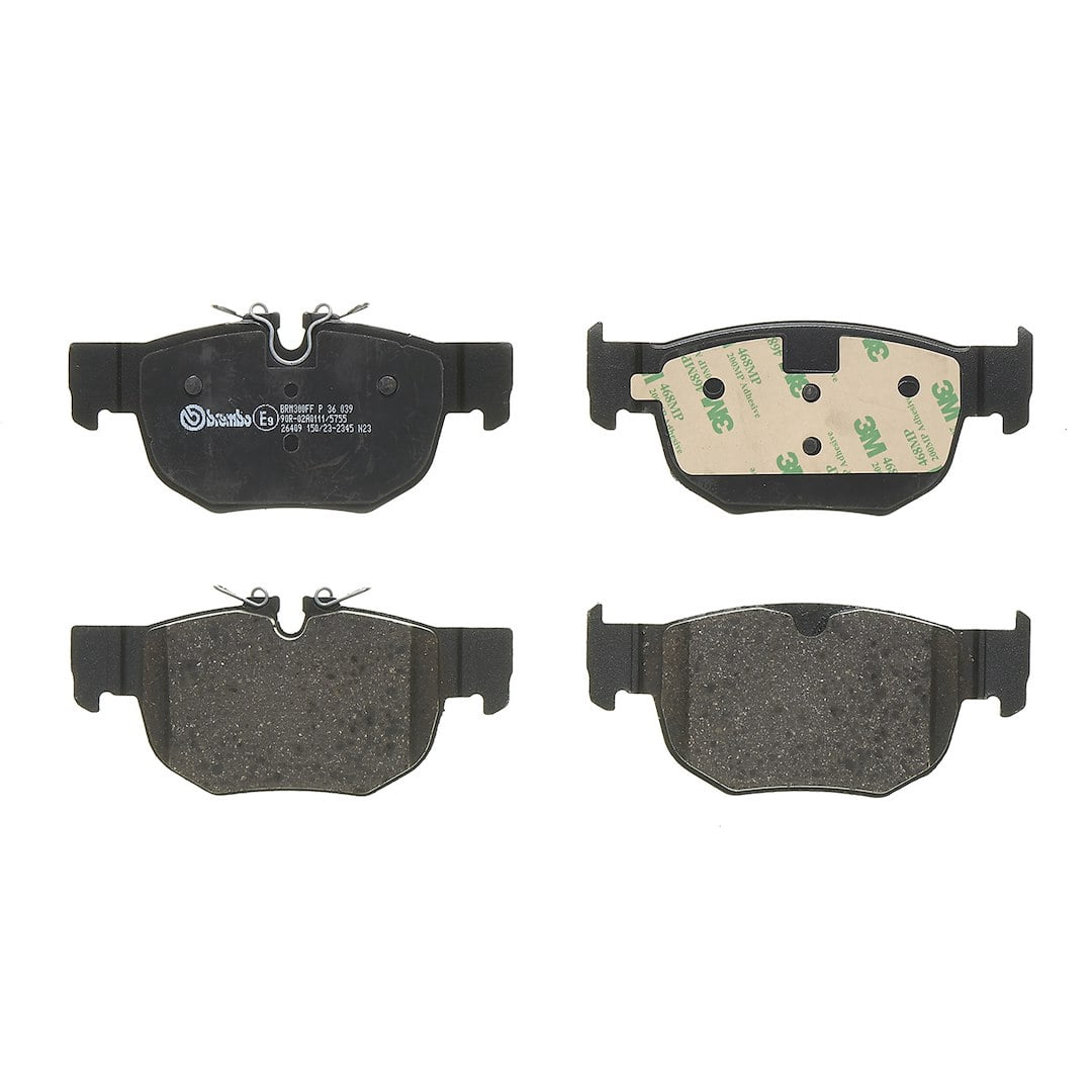 Brembo P36039; Brake Pad; PRIMELINE; Low-Metallic; Set Of 4