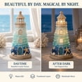 thumbnail image 6 of DIY Sea Glass Lighthouse Kit, Light Up Christmas Coastal Craft Kit, Shells & Pearl Decor, Handmade Beach Theme Holiday Ornament for Adults, Home Tabletop Decoration Gift, 6 of 9