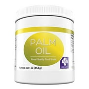 MD.LIFE PALM OIL - 16oz - Sustainable Food Grade Palm Oil for Cooking - Great for Soap Making Supplies, Cooking Oil, Creams and Lotions