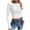 White, variant on Lenpel Women's Crop Tops Ribbed Knit Long Sleeve Square Neck Solid Color Slim Lightweight Sweaters Soft Casual Blouses(White,X-Large)