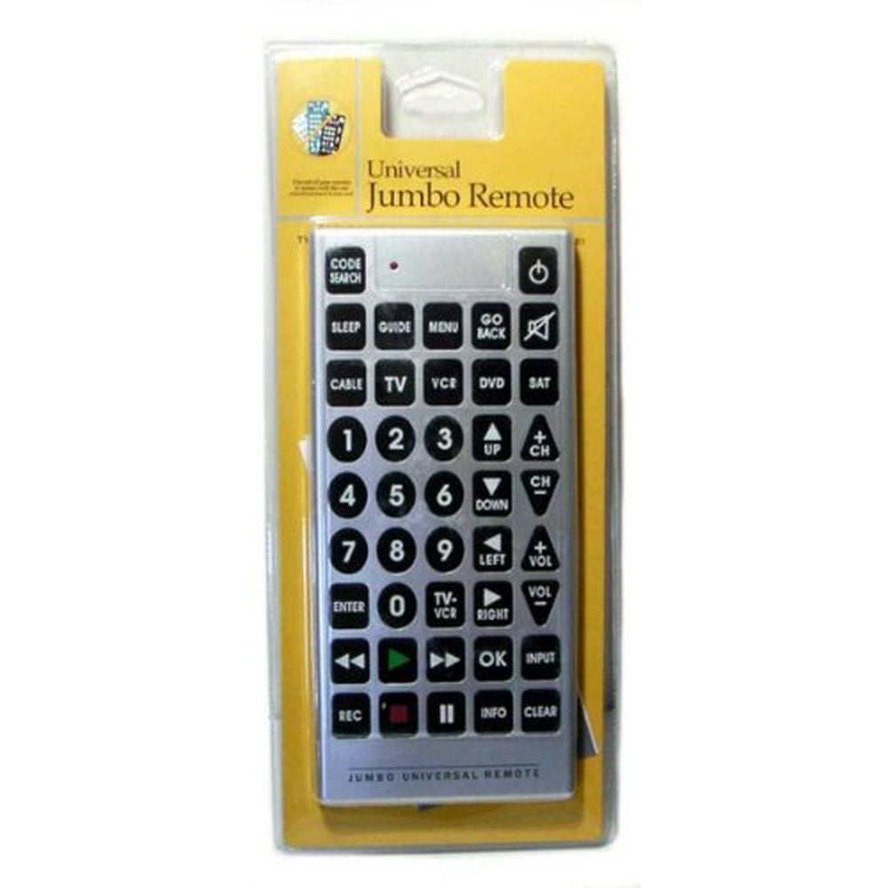 Jumbo Universal Remote Control Jumbo Universal Remote Control Walmart