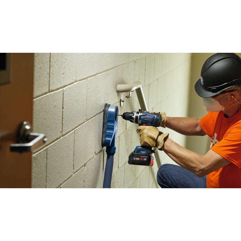 Restored Bosch GSB18V-1330CB14-RT 18V PROFACTOR Brushless Lithium-Ion 1/2 in. Cordless Connected-Ready Hammer Drill Driver Kit (8 Ah) (Refurbished)