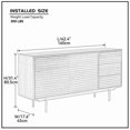 thumbnail image 4 of Kevinplus COMBO mid century Sideboard Buffet Table or TV Stand with storage for living room Kitchen, 4 of 6