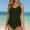 #250419A182 Army Green, variant on Aloohaidyvio Swimsuits for Women No Boundaries Ruched Two Piece Bathing Suit Drawstring Swimwear with Bottom