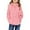 Pink, variant on Girls Winter Hoodie Soft Warm Pullover with Front Pockets Long Sleeve Casual Sweatshirt for Kids Ages 4-15 Cozy Daily Outerwear