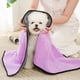 thumbnail image 4 of Pet Towel Quick Dry Dog Towel Bath Robe Soft Fiber Absorbent Cat Bath Towel Convenient Pet Cleaning Washcloth Pet Accessories ShopWise Round, 4 of 12