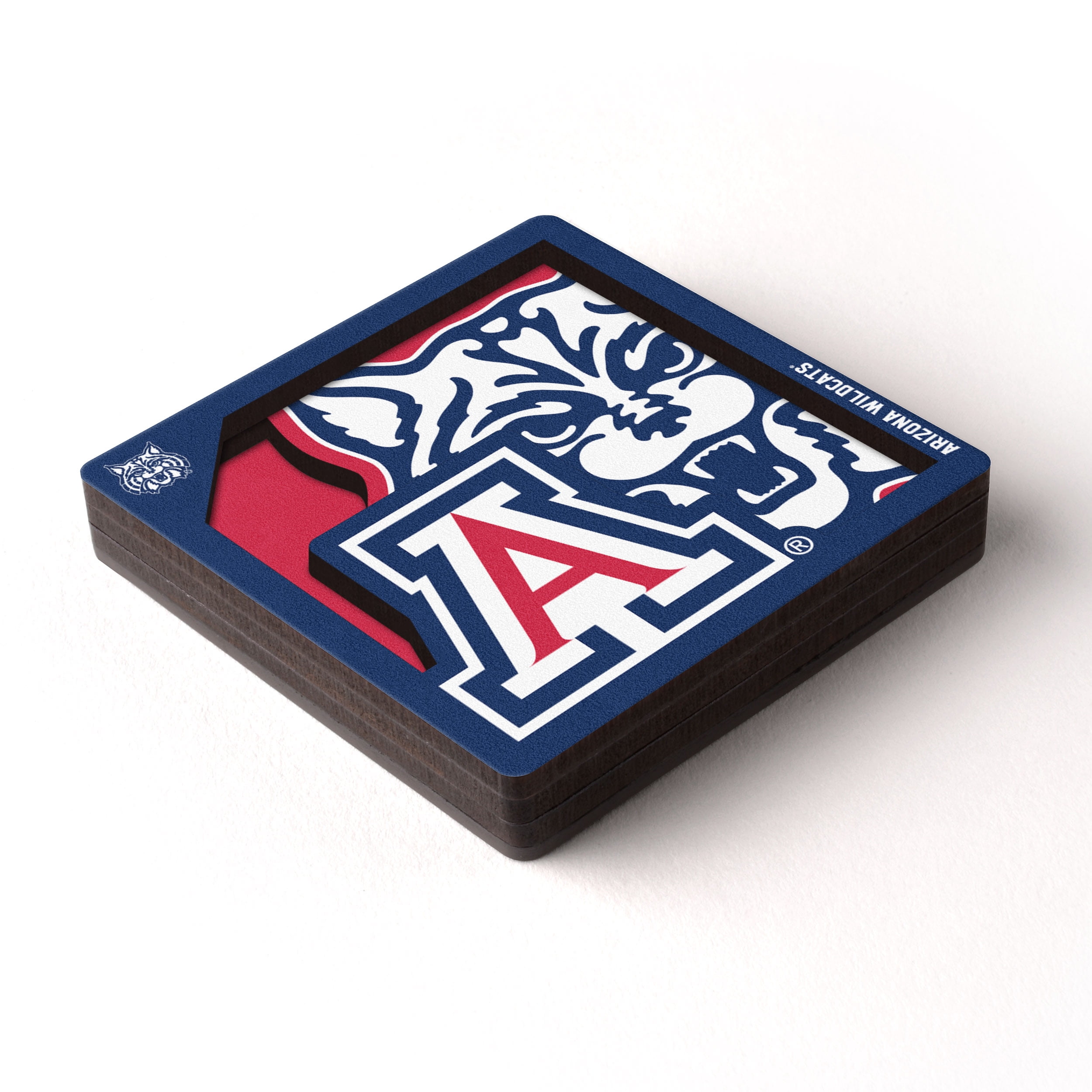 YouTheFan NCAA Arizona Wildcats 3D Logo Series Magnet
