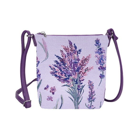 Signare Lavender Purple Sling Bag Purse Crossbody