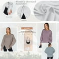 thumbnail image 4 of SUNBS Womens Sweatshirts Oversized Crewneck Hoodies Casual Long Sleeve Pullover Fall Winter Clothes, S-2XL, 4 of 7