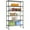 Black, variant on SAYFUT 6 Tier Wire Shelving Unit Metal Shelf Rack 2100 LBS Capacity 18''x48''x82''