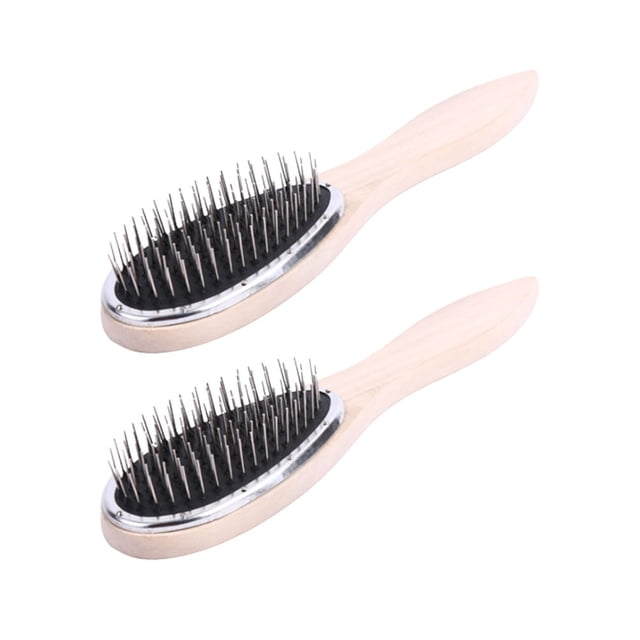 SHISUYAN Women Steel Hair Comb Assorted Color Ergonomic Handle Practical for Hair Combing Suitable for All Hair Types 7.5 Inches