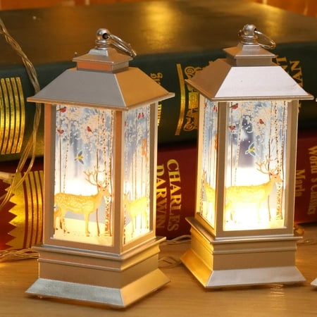 

MENRKOO Xmas New Christmas Wind Lights Decoration Imitation LED Lights Ornaments Church Holiday Home Decoration Night Lights