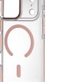thumbnail image 5 of onn MagSafe Compatible Soft Shell Bumper Phone Case for iPhone 17 Pro Max, Clear & Pink, 5 of 5
