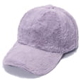 thumbnail image 1 of Gorra de béisbol de invierno para mujer, gorra de béisbol cálida de color sólido de lana de cordero para viajes al aire libre, 1 of 5