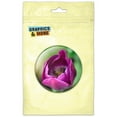 thumbnail image 1 of Purple Tulip Close Up Pinback Button Pin Badge, 1 of 2