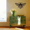 thumbnail image 4 of Vadktai Bee Metal Wall Art Decor, Wall Sculpture Hanging Decoration, Sign Iron Outline Wall Art Black Rustic Decor, Ornament Wall for Garden, Indoor, Outside, Living Room, Home, Office, 4 of 6