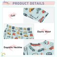thumbnail image 4 of Dailycode Cotton Pajama Set Snug Fit Long Sleeve Top and Pants for 18M-8Y Skyscraper Car Tree, 4 of 7