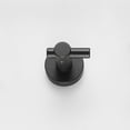 thumbnail image 2 of Hefilesy Round Base Wall Hanging Hook with Screws- Matte Black Hook, 2 Pack, for Entry Shoe Cabinet, Wardrobe Bathroom Bedroom Furniture Hardware, 2 of 5