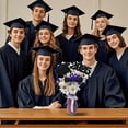 thumbnail image 3 of 24 Pcs Double Sided 2025 Graduation Party Centerpiece Sticks, Graduation Table Decorations for Class of 2025 (Purple), 3 of 5