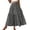 Black, variant on Women's Elegant Floral Layered Midi Skirt with Delicate Florals Lightweight Flowing A Line Design Black L