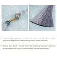 thumbnail image 3 of Uxcell 2Pack 19cm/7.48" Pendants with Tassels, Grey Classic Bells Tassel Pendant, 3 of 4