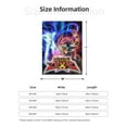 thumbnail image 5 of Anime Yu-Gi-Oh! Zexal Flannel Blanket Cozy Ultra-Soft Micro Throw Blanket For Bed Sofa Couch Car Office Camping Travel All Season Fleece Blanket 40"x30", 5 of 8