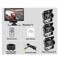thumbnail image 1 of 7" LCD Color TFT Rear View Monitor 800*480 for Bus Truck RV IR LED Back up Reverse Camera 4-pin Connector ,Clear Images, 1 of 6