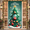 9A, variant on Decorative Bells Merry Christmas Festive Decor Gold Theme Berry Decoration Holiday Banner for Christmas Party Indoor Celebration Festive Event