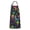 Colorful Mushroom Star, variant on Colorful Mushroom Star Black Pattern Apron-Garden Aprons for Women with Pockets-Cotton Linen Waterproof Kitchen Cooking Gardening Aprons Adjustable for Kitchen,Cooking,BBQ and Salon 33x27 Inch