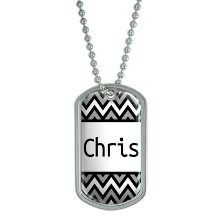 Male Names - Chris - Dog Tag