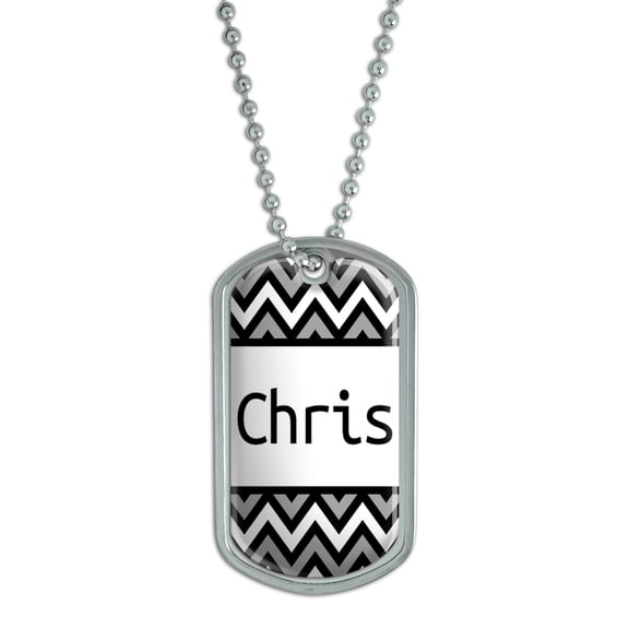 Male Names - Chris - Dog Tag