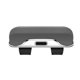 thumbnail image 5 of Organizador de gafas de sol con visera para coche, estuche portátil para gafas, almacenamiento protector Gris, 5 of 9