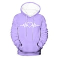 thumbnail image 4 of Sudadera con capucha para hombre, estilo casual, con cuello redondo, estampado, manga larga, blusa de poliéster, 4 of 5