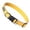 Yellow-L, variant on Adjustable Quick Release Dog Collar Reflective Soft Nylon Pet Collar with Metal D-Ring for Small Medium Large Dogs High Visibility for Evening Walks Nighttime Strolling and Training, Yellow-Large