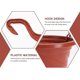 thumbnail image 5 of Paquete de 10 macetas de plástico para plantas de jardín, autorriego, colgantes, para plantas de interior y exterior, 5 of 5
