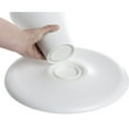 thumbnail image 4 of HUBERT® White with Light Wood Melamine Platter - 13" Dia, 4 of 7