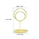 thumbnail image 4 of Yuarrent 20 soportes para números de creativos dorados para eventos y fiestas, chapa suave y lisa que no se raya Kits de decoración para fiestas, 4 of 6