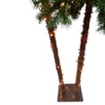 thumbnail image 4 of Northlight Lighted Artificial Tropical Palm Tree Duo - 6' - Clear Lights, 4 of 5