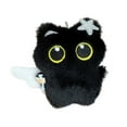 thumbnail image 2 of Llavero colgante de muñeco de peluche blanco de ojos grandes y chirriantes | Adorable llavero de peluche de terciopelo suave con sonrisa bordada, 2 of 5