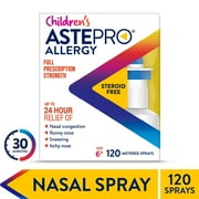 Children's Astepro Allergy Medicine, Steroid Free Antihistamine Nasal Spray, 120 Metered Sprays