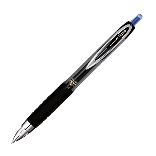 Uni-Ball (61256) 61259 207 Gel RT Micro Blue Gel Pen, Dozen