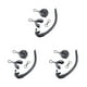 thumbnail image 4 of Eigraketly Tubo de esnórquel de silicona profesional ergonómico Flexible hombres mujeres reutilizable lavable tubos de esnórquel para nadar bajo el agua Type3 NO3 Eigraketly CBP283531, 4 of 6