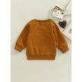 thumbnail image 3 of Newborn Infant Baby Boy Girl Sweatshirt Long Sleeve Pullover Sweater Fall Winter Clothes, 3 of 7