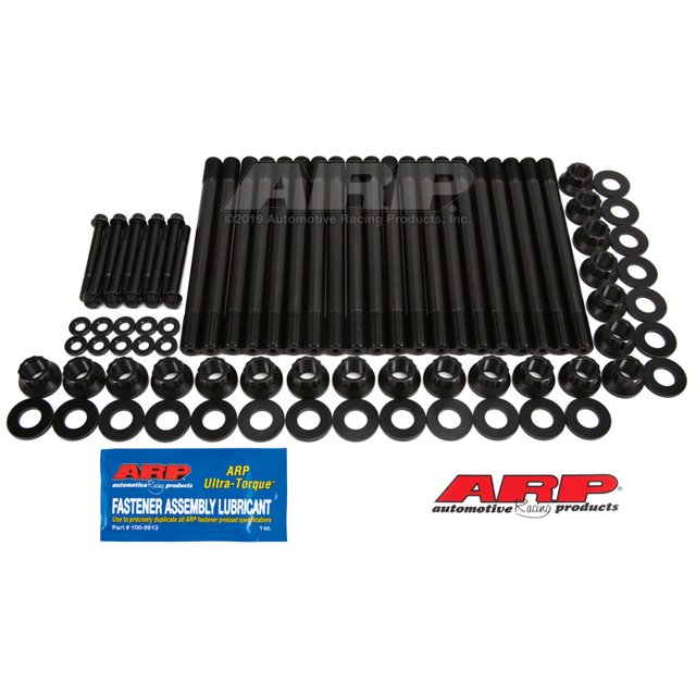 ARP Auto Racing Cylinder Head Stud 250-4203 For Use With Ford 6.4L Powerstroke; 12 Point Nuts; Black Oxide; Chrome Moly