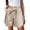 A-Beige1038, variant on SONXAHE Women Ruffled Drawstring Shorts Elastic Waist Casual Walking Bottoms
